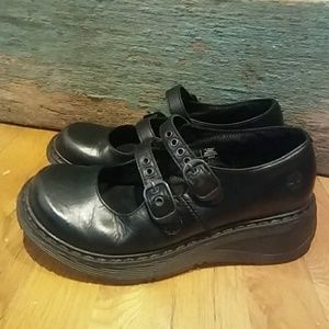 Womens Leather Double Strap Mary Jane Dr. Martens